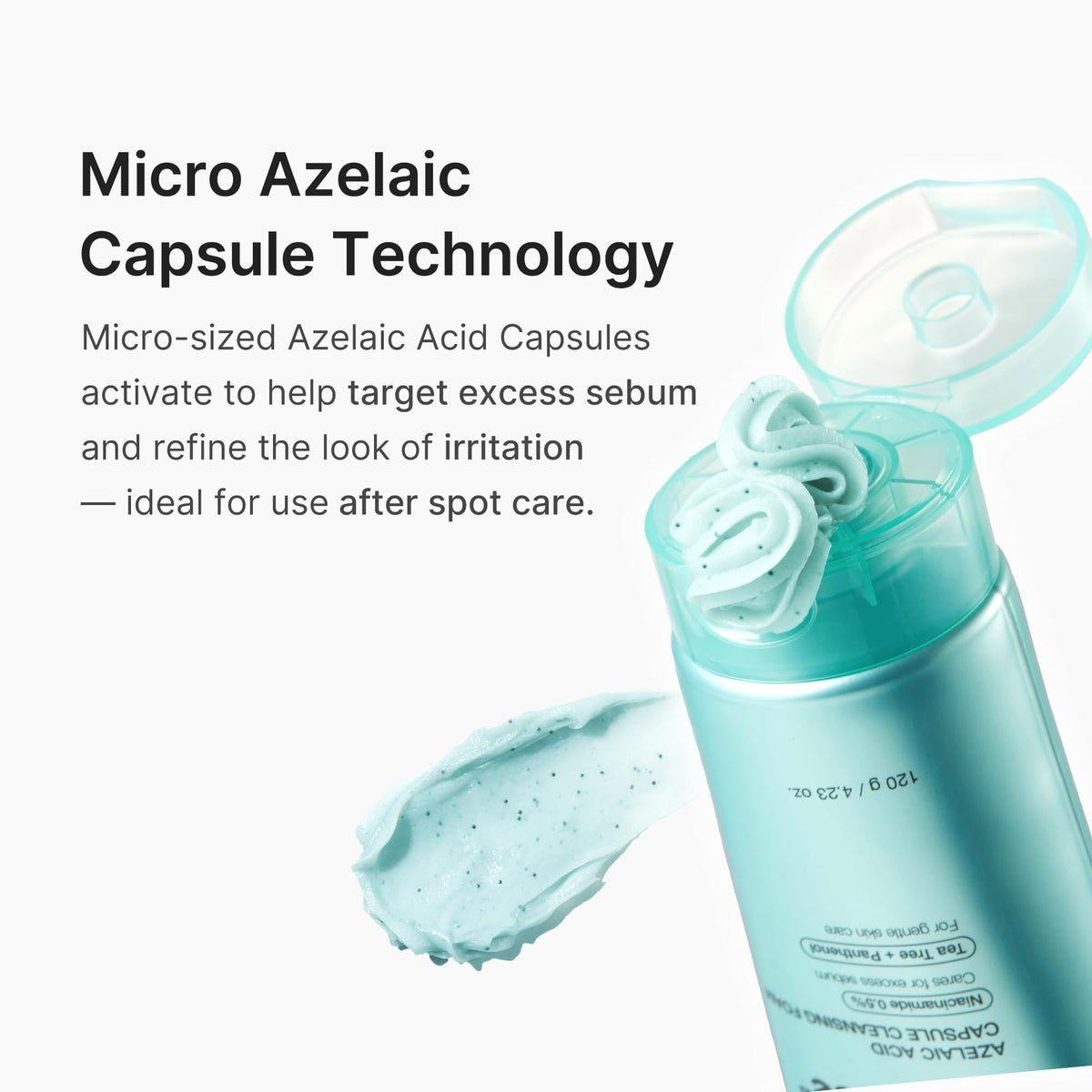 medicube Facial Cleanser Azelaic Acid Capsule Foam Cleanser ingredients list