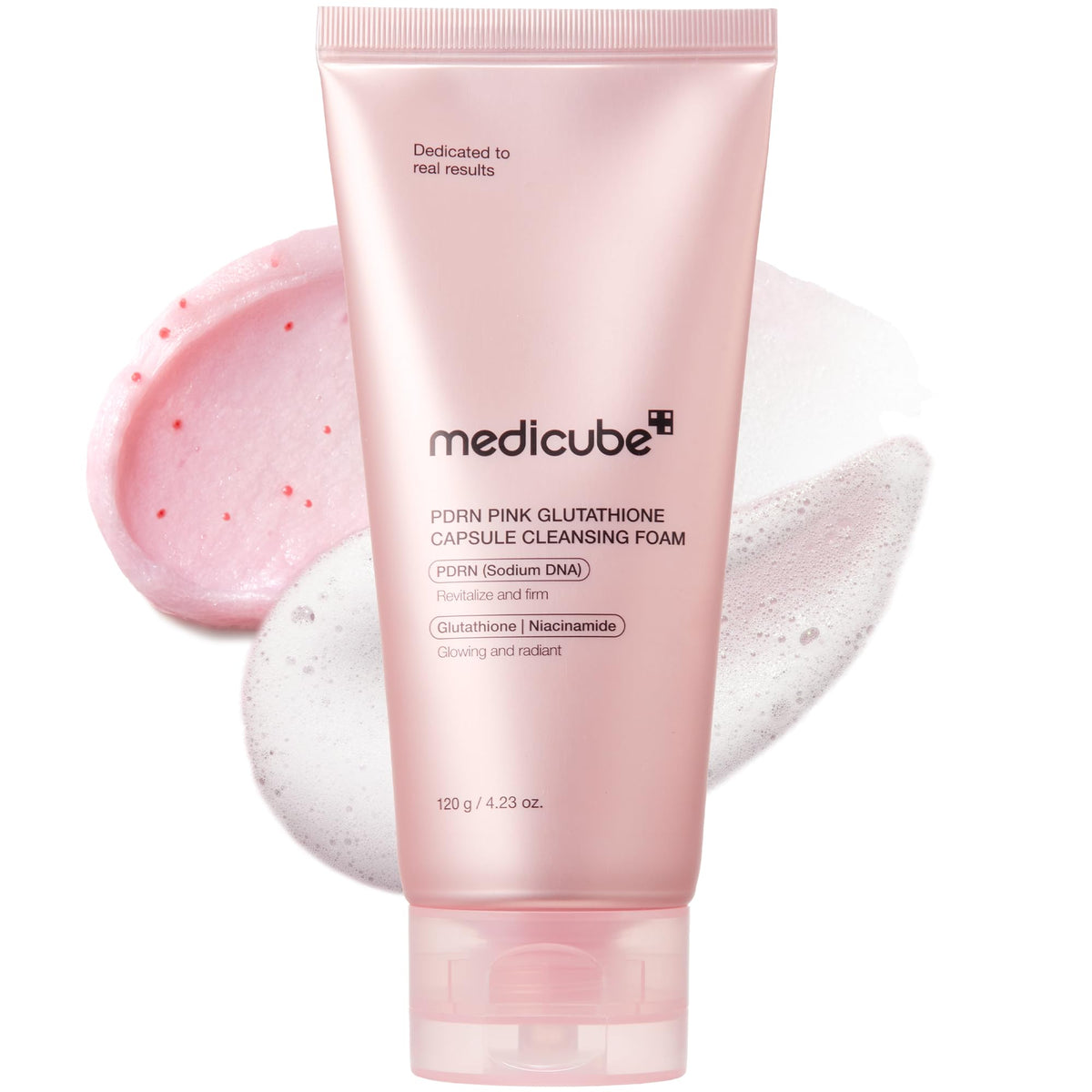 medicube Facial Cleanser PDRN Pink Glutathione front view