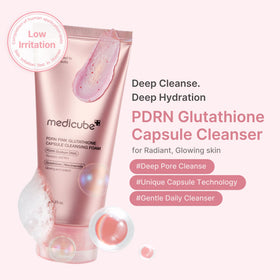 medicube Facial Cleanser PDRN Pink Glutathione side view