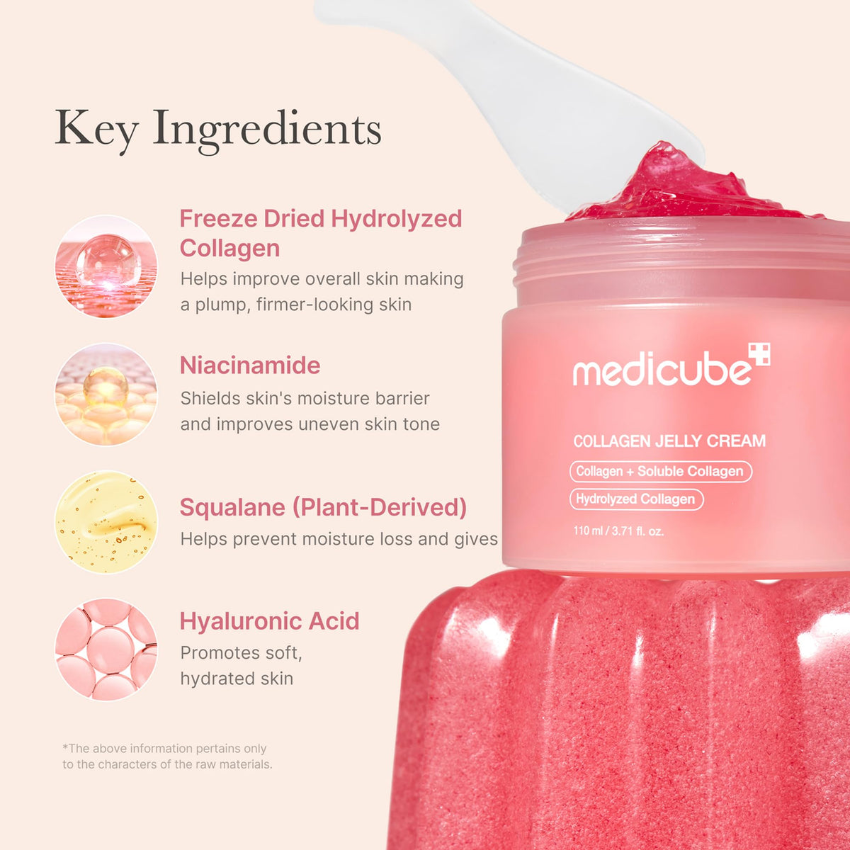 medicube Jelly Cream application on skin
