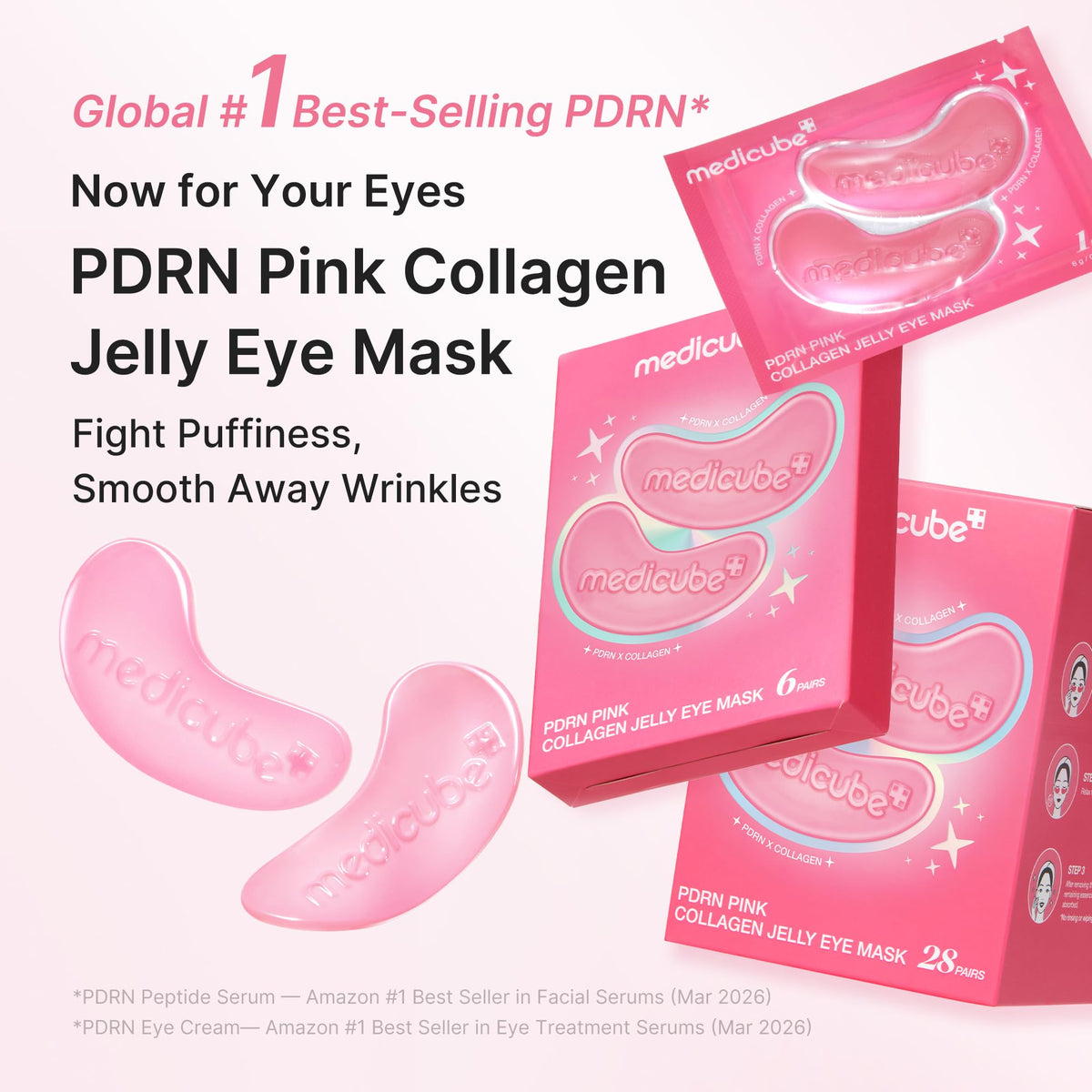 medicube Jelly Eye Mask PDRN Pink Collagen packaging