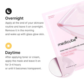 medicube Jelly Gel Mask mouth section usage
