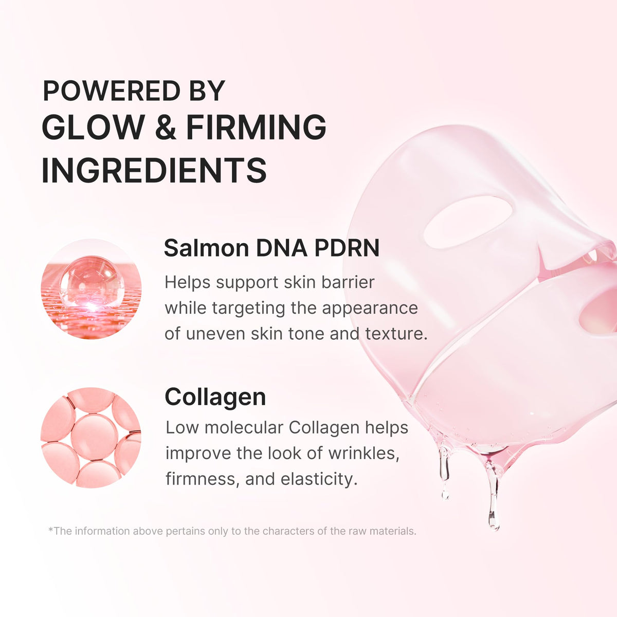 medicube Jelly Gel Mask showing color change