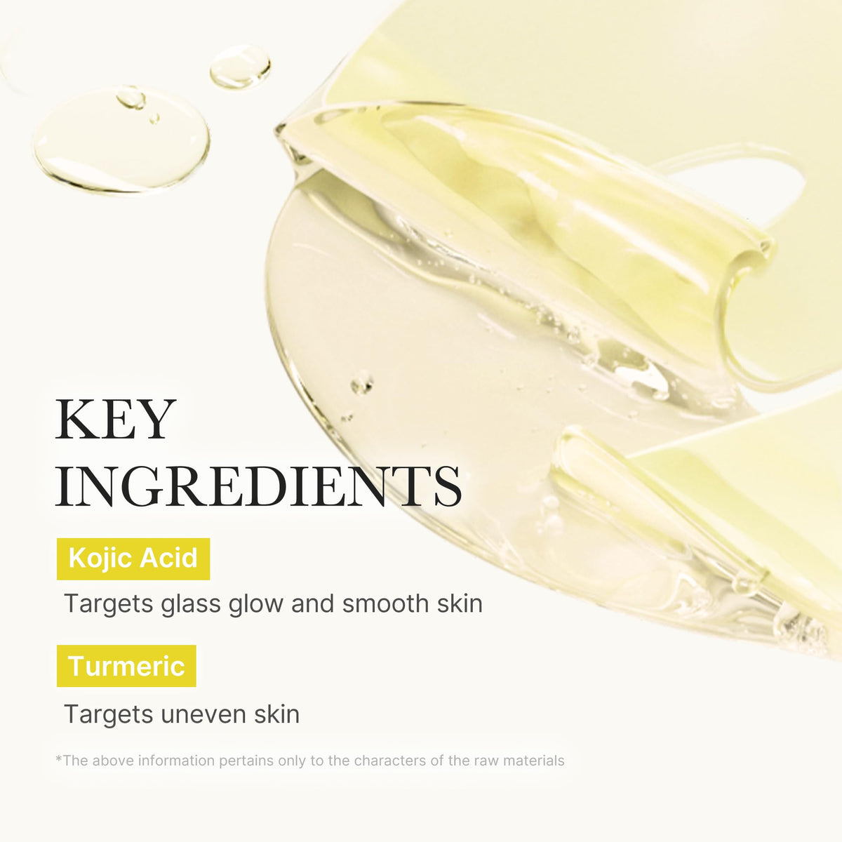 medicube Jelly Gel Mask showing color change