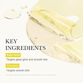 medicube Jelly Gel Mask showing color change