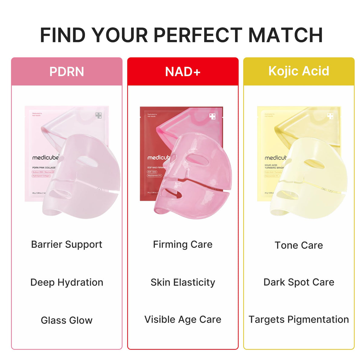 medicube Jelly Gel Mask showing its cooling effect