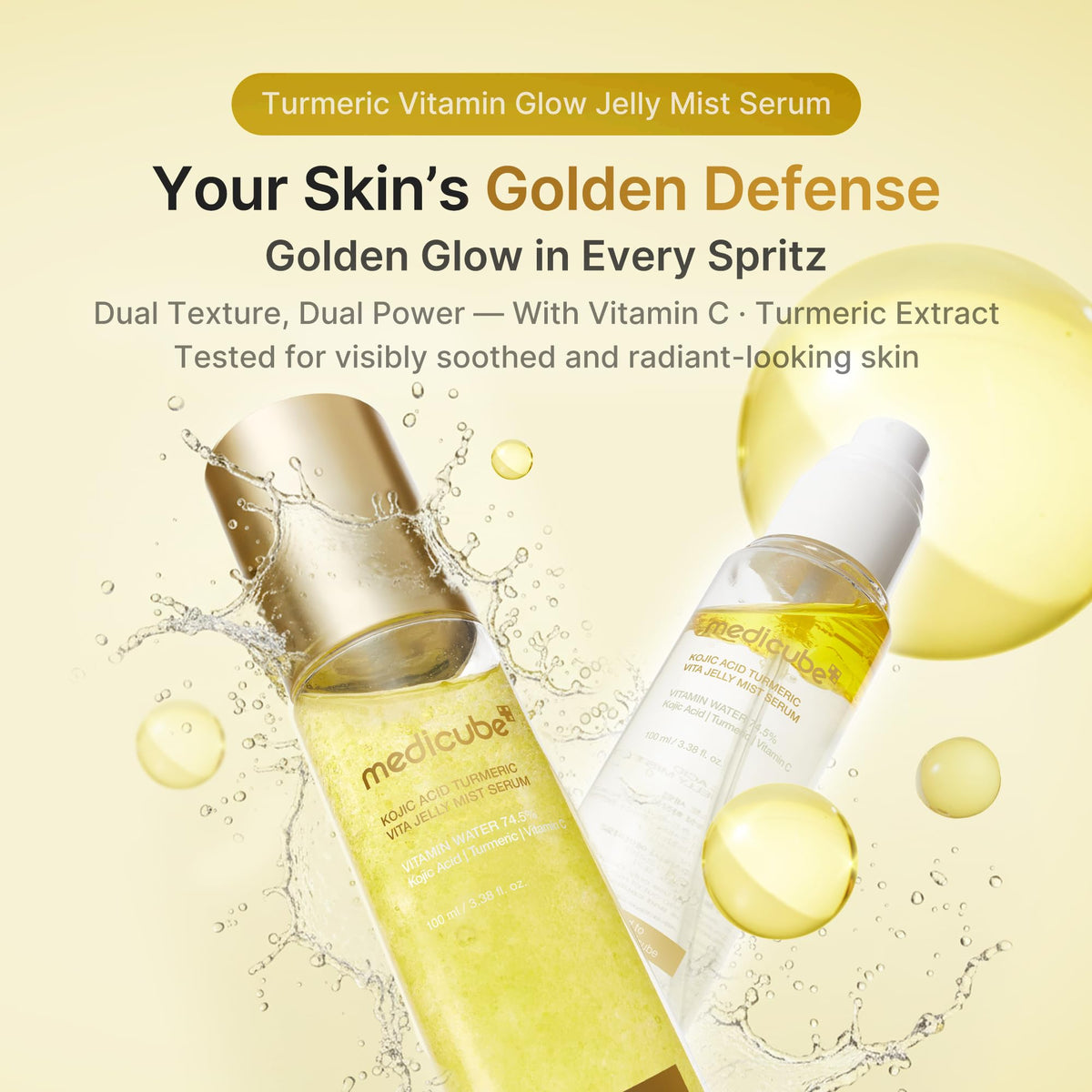 medicube Jelly Mist Serum bottle with spray nozzle