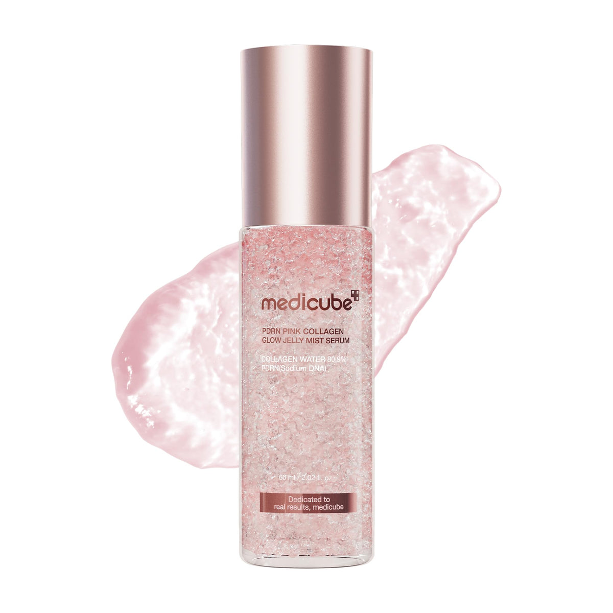 medicube Jelly Mist Serum front view with pink packaging