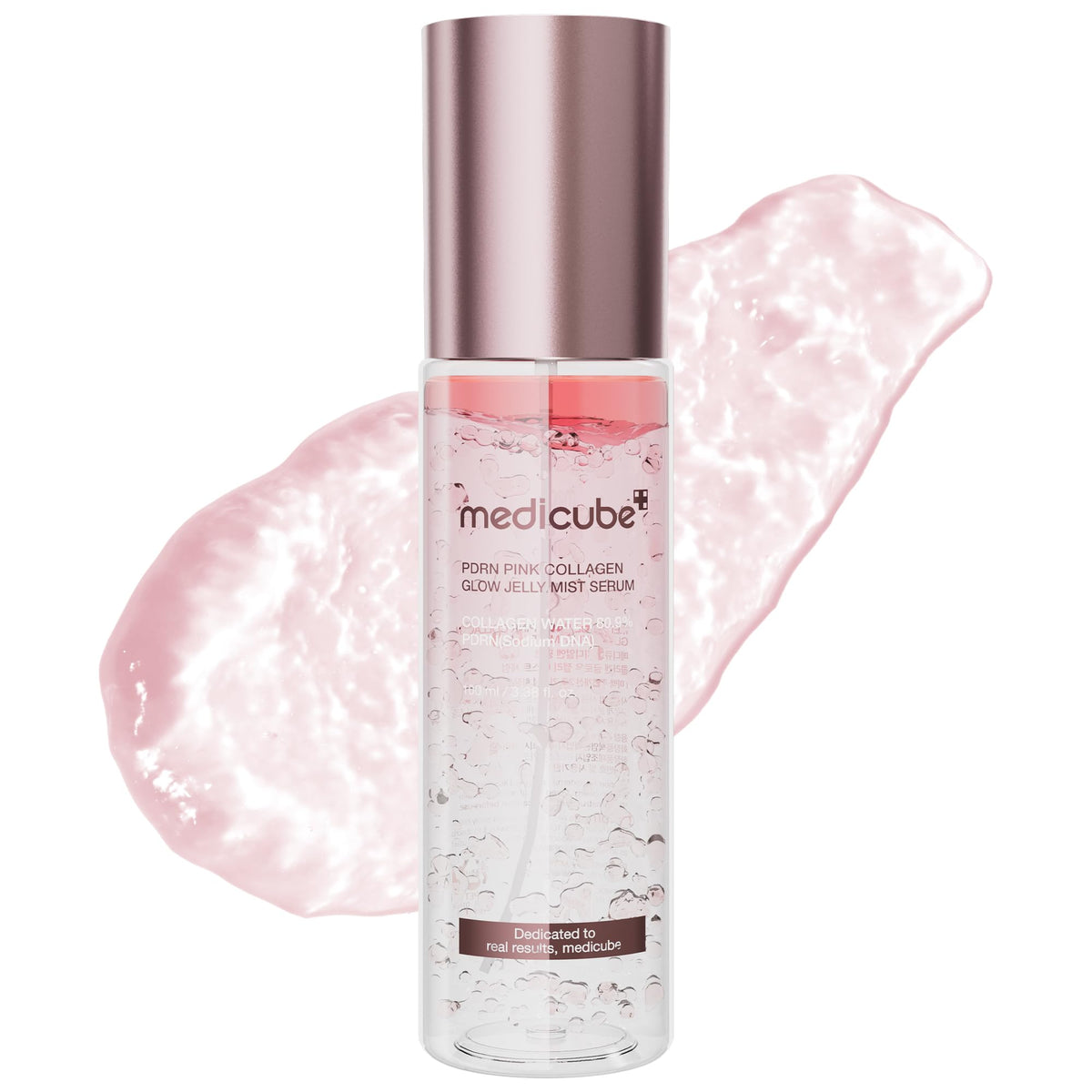 medicube Jelly Mist Serum front view with pink packaging