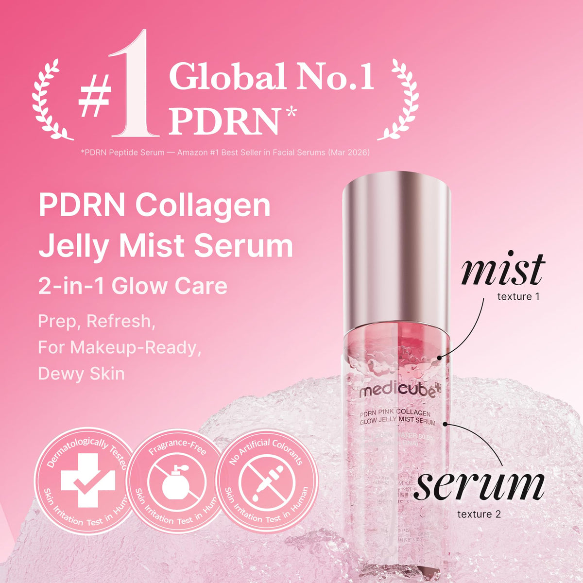 medicube Jelly Mist Serum showing spray nozzle