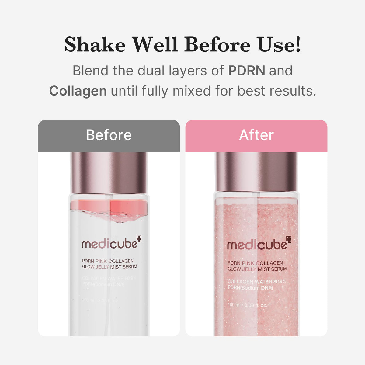 medicube Jelly Mist Serum with a refreshing mist effect