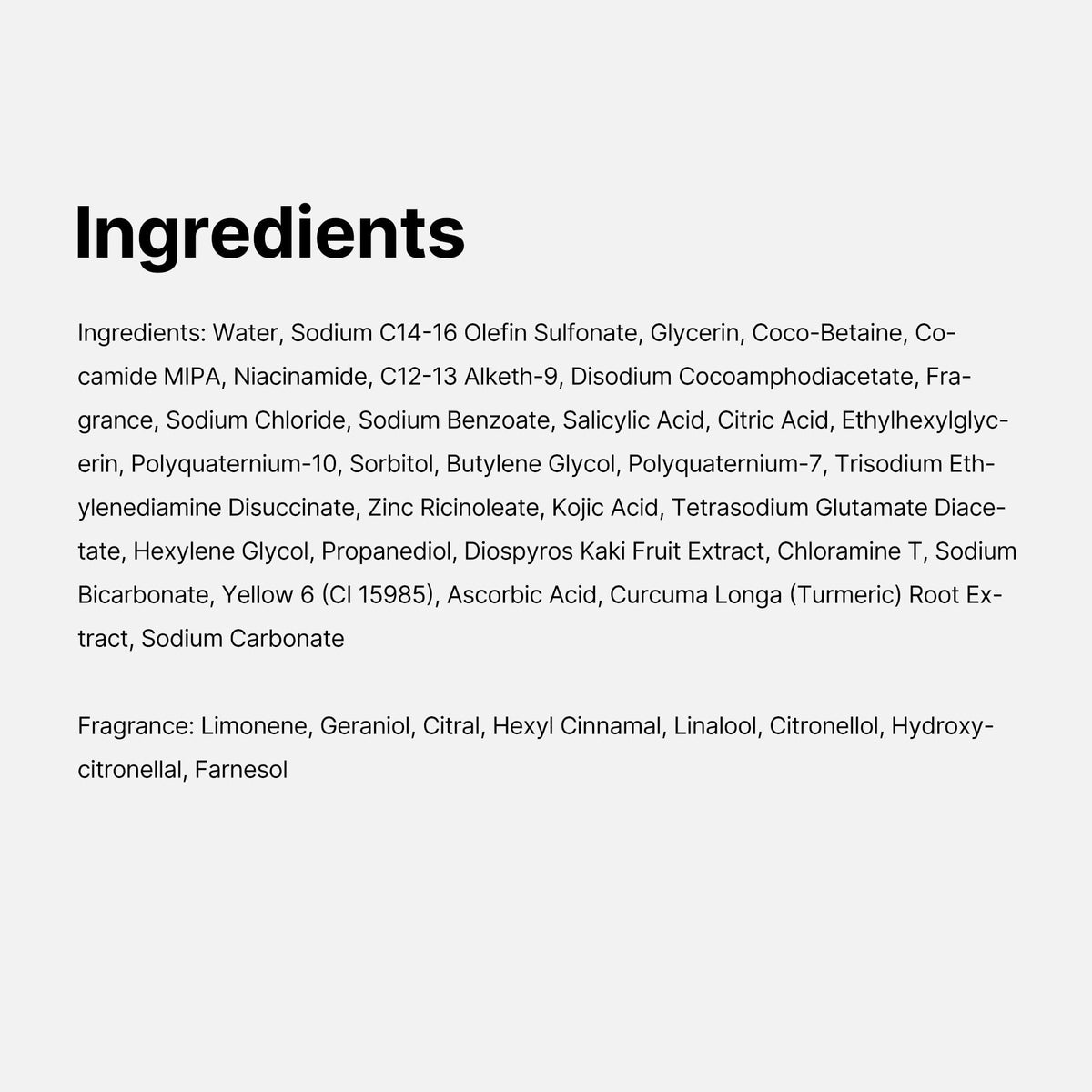 medicube Kojic Acid Turmeric Brightening Body Wash packaging
