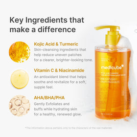 medicube Kojic Acid Turmeric Brightening Body Wash side view