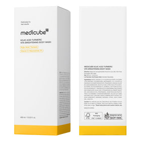 medicube Kojic Acid Turmeric Brightening Body Wash with ingredients