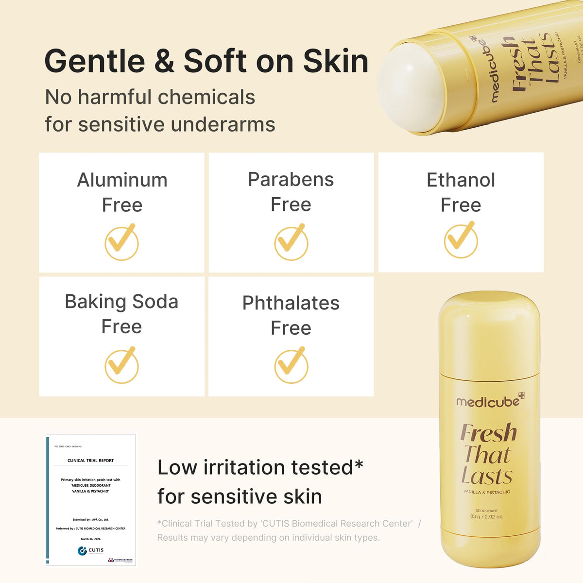 medicube Kojic Acid & Turmeric Deodorant lifestyle scene