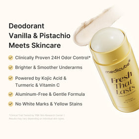 medicube Kojic Acid & Turmeric Deodorant with ingredients