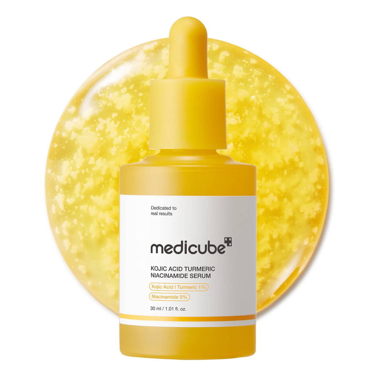medicube Kojic Acid Turmeric Serum front view with packaging