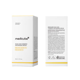 medicube Kojic Acid Turmeric Serum with other skincare products