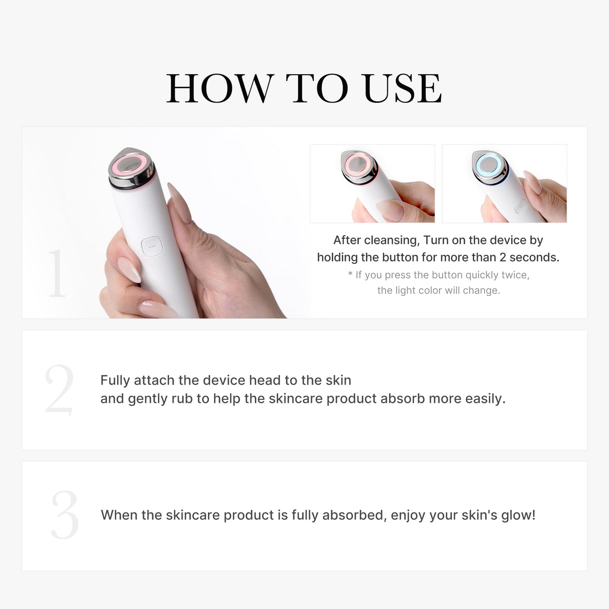 medicube Mini support Pro White packaging