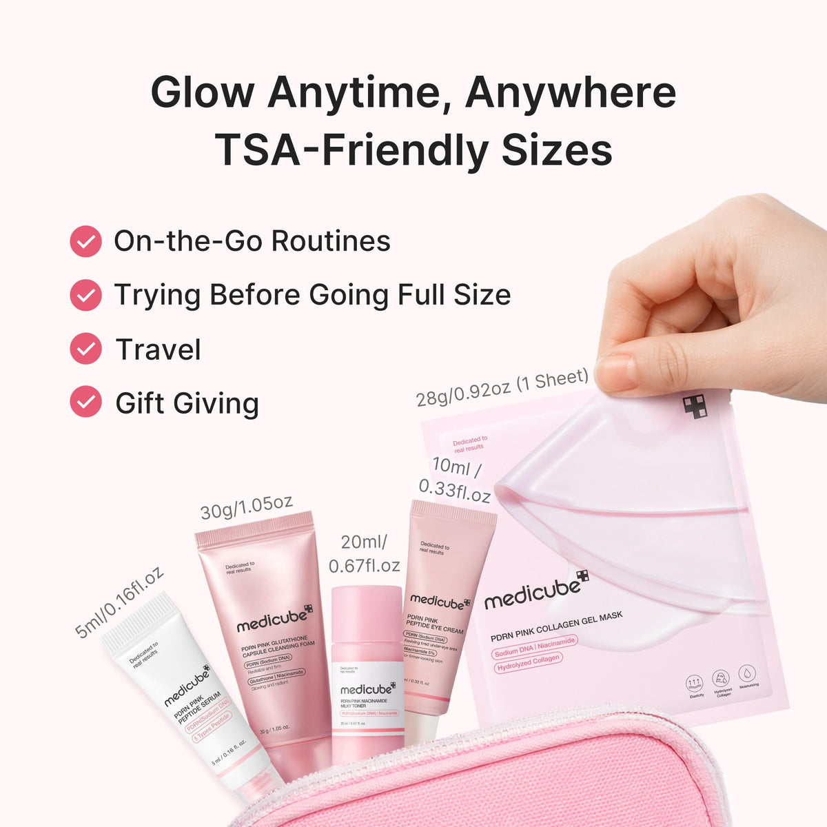medicube PDRN gel mask in packaging