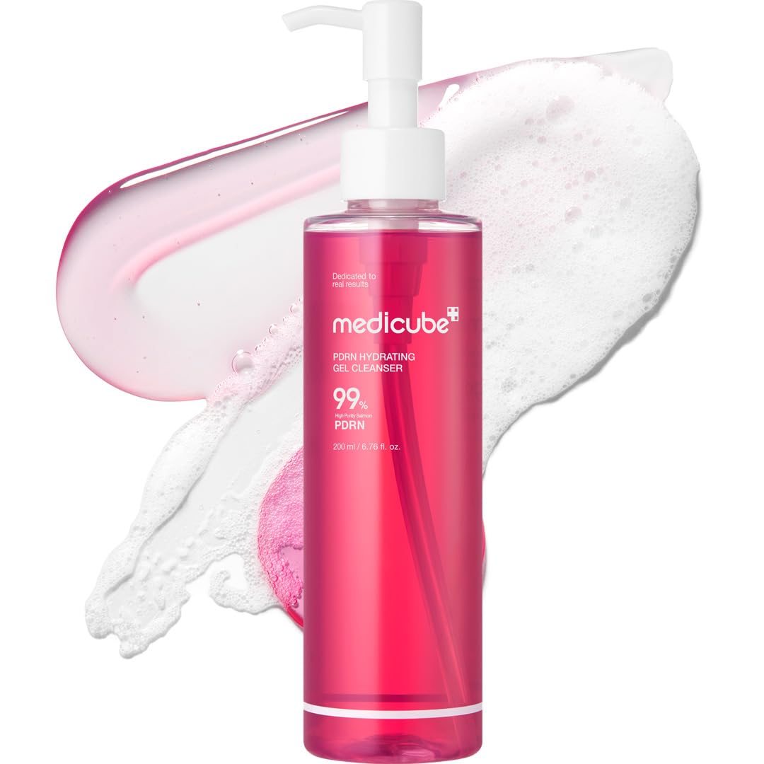 medicube PDRN Jelly to Foam Cleanser front view with label
