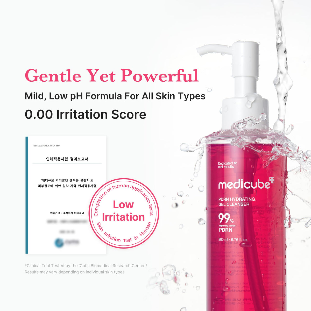 medicube PDRN Jelly to Foam Cleanser ingredients list