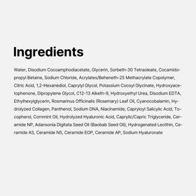 medicube PDRN Jelly to Foam Cleanser with water splash effect