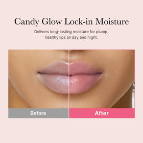 medicube PDRN Lip Sleeping Mask on a vanity with lip brush