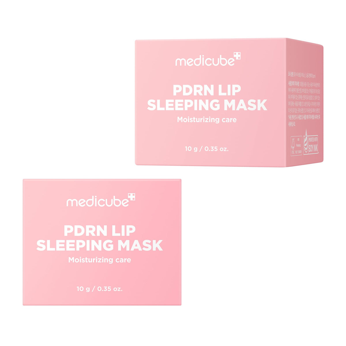 medicube PDRN Lip Sleeping Mask opened showing product inside