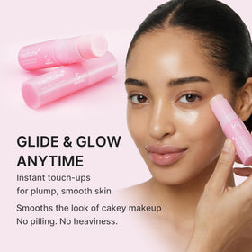 medicube PDRN Pink Collagen Volume Multi Balm Stick application on lips