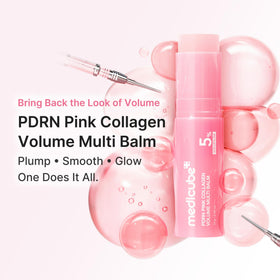 medicube PDRN Pink Collagen Volume Multi Balm Stick showing stick format