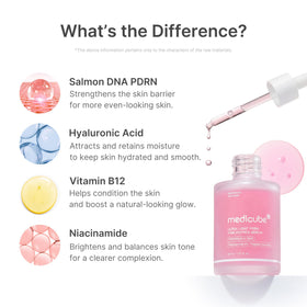 medicube PDRN Pink Peptide Serum 3.71 fl oz side view