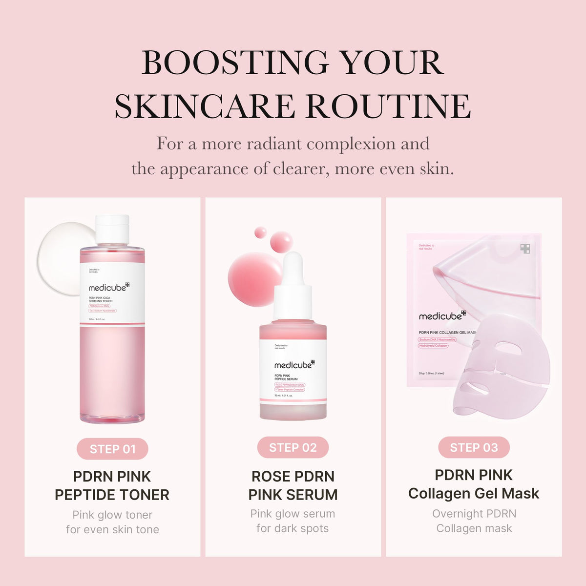 medicube PDRN Toner Salmon DNA CICA Soothing Toner close-up of texture