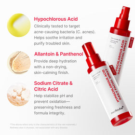 medicube Power Soothing Spray in lifestyle setting on a vanity