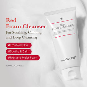 medicube Red Foam Cleanser 4.05 oz back view