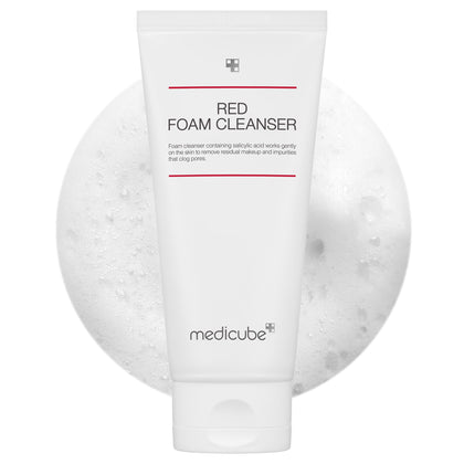 medicube Red Foam Cleanser 4.05 oz front view