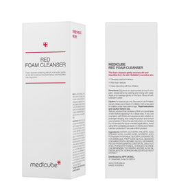 medicube Red Foam Cleanser 4.05 oz lifestyle scene