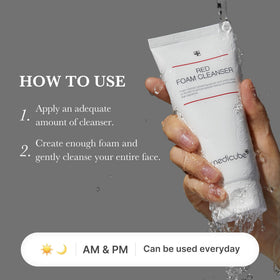 medicube Red Foam Cleanser 4.05 oz packaging