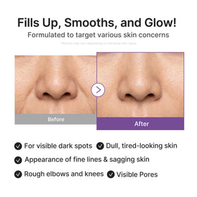 medicube Retinol support Serum application on skin