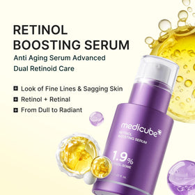 medicube Retinol support Serum bottle side view