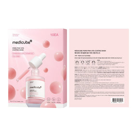medicube Salmon DNA PDRN Pink Sheet Mask with skincare routine