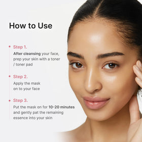 medicube Salmon DNA PDRN Pink Vitamin Sheet Mask texture detail