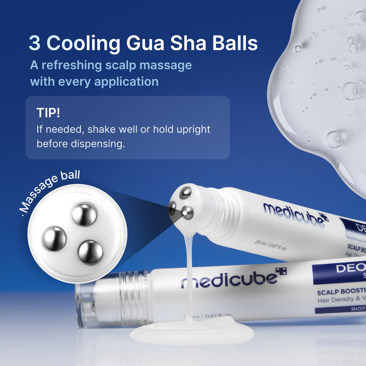 medicube Scalp Serum 41g on a bathroom counter