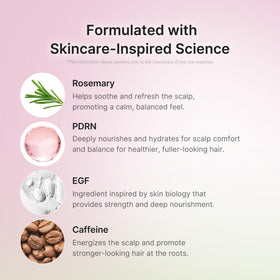 medicube Scalp Serum application on scalp