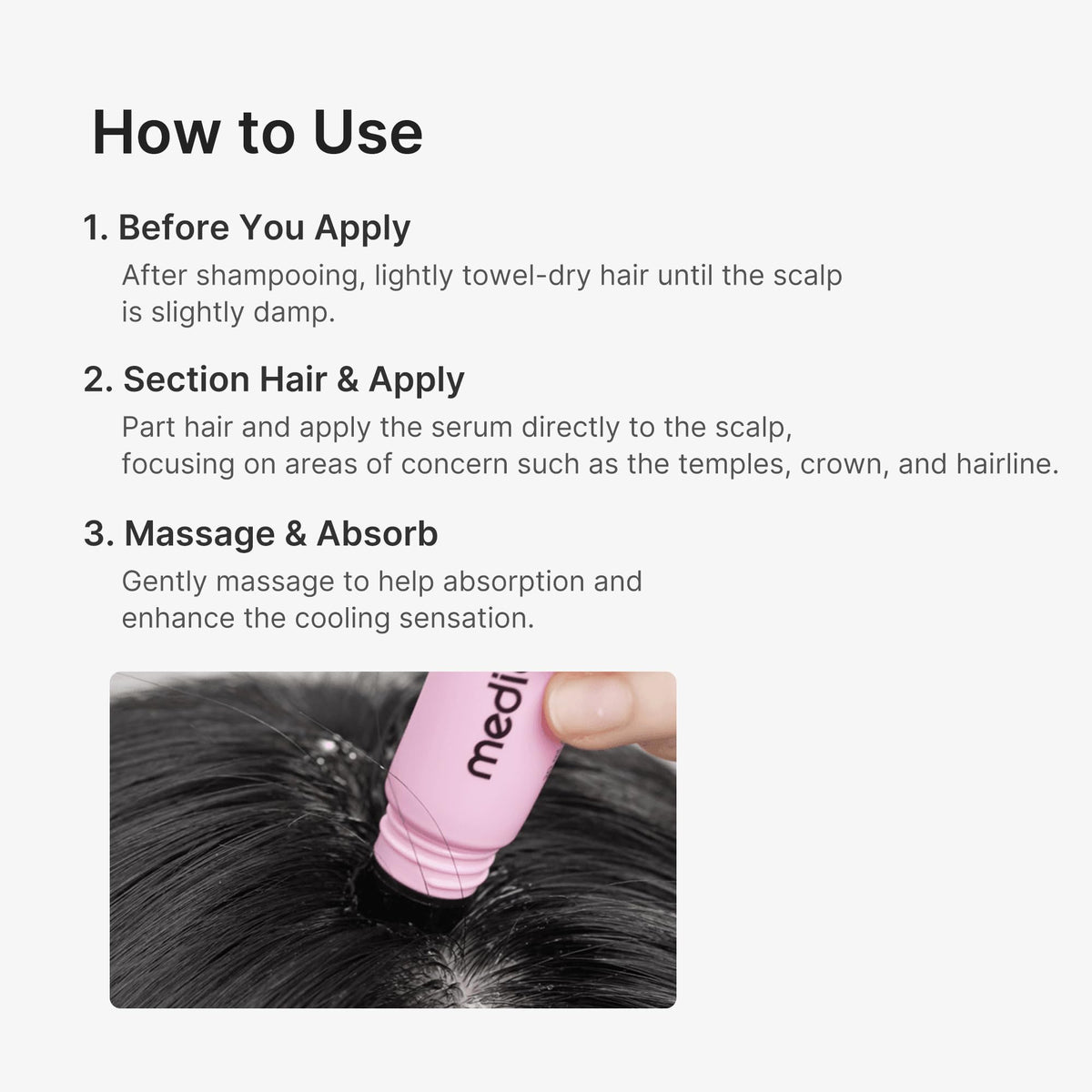 medicube Scalp Serum texture close-up
