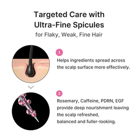 medicube Scalp Serum with rosemary leaves