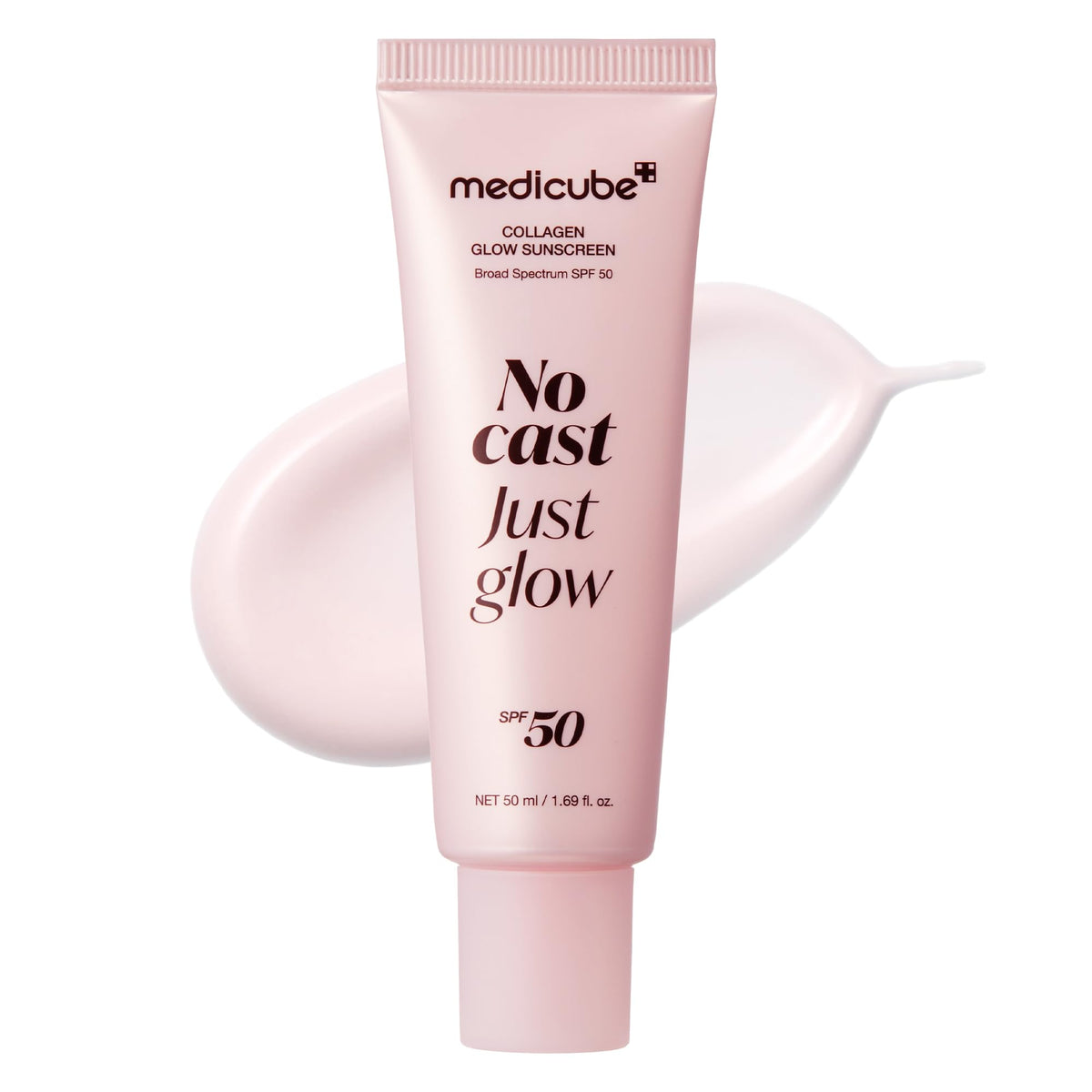 medicube Sunscreen No Cast Just Glow Collagen SPF 50 front view