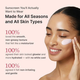 medicube Sunscreen No Cast Just Glow Collagen SPF 50 lifestyle scene
