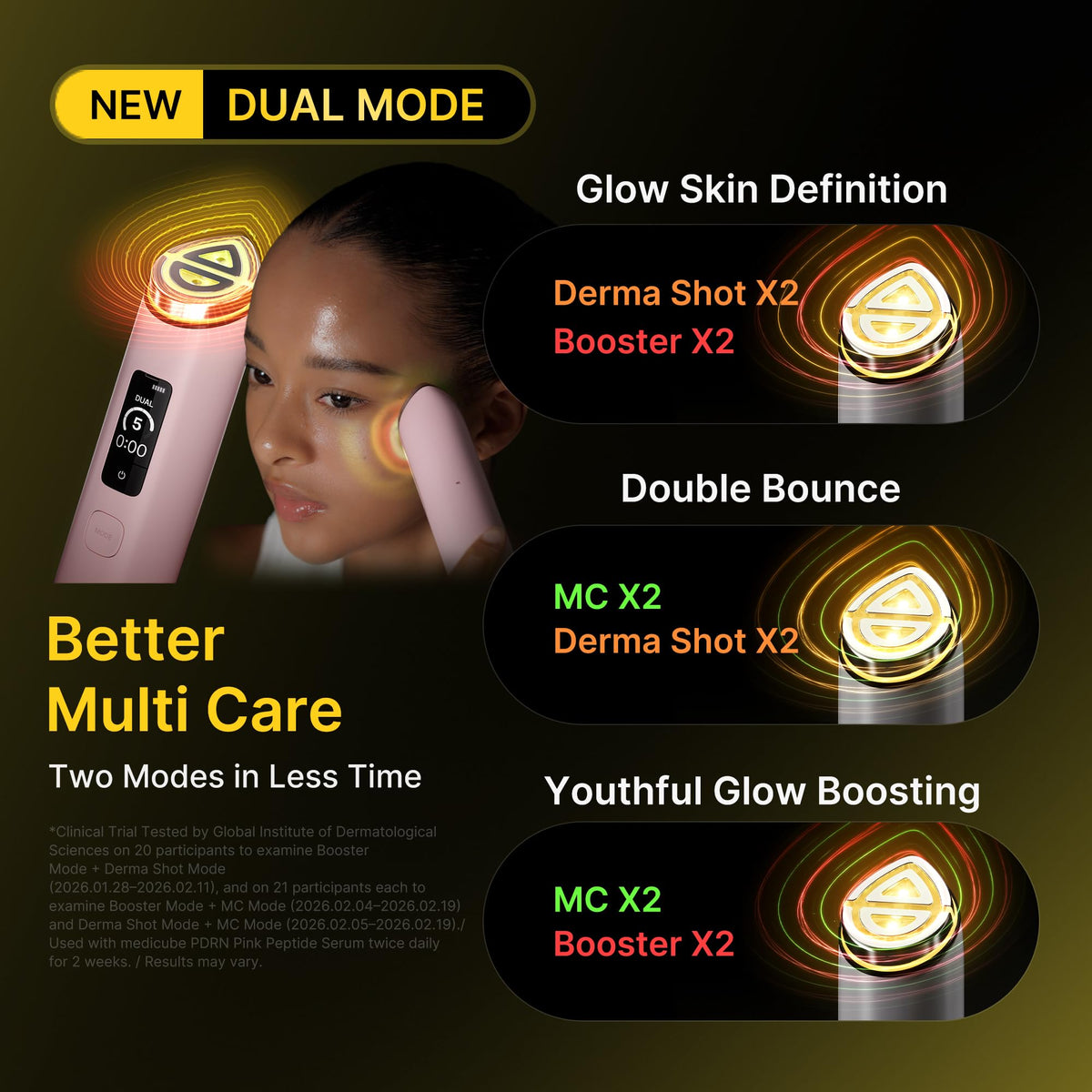 medicube support Pro X2™ app interface on smartphone