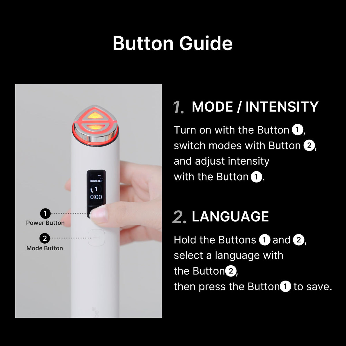 medicube support Pro X2™ back view